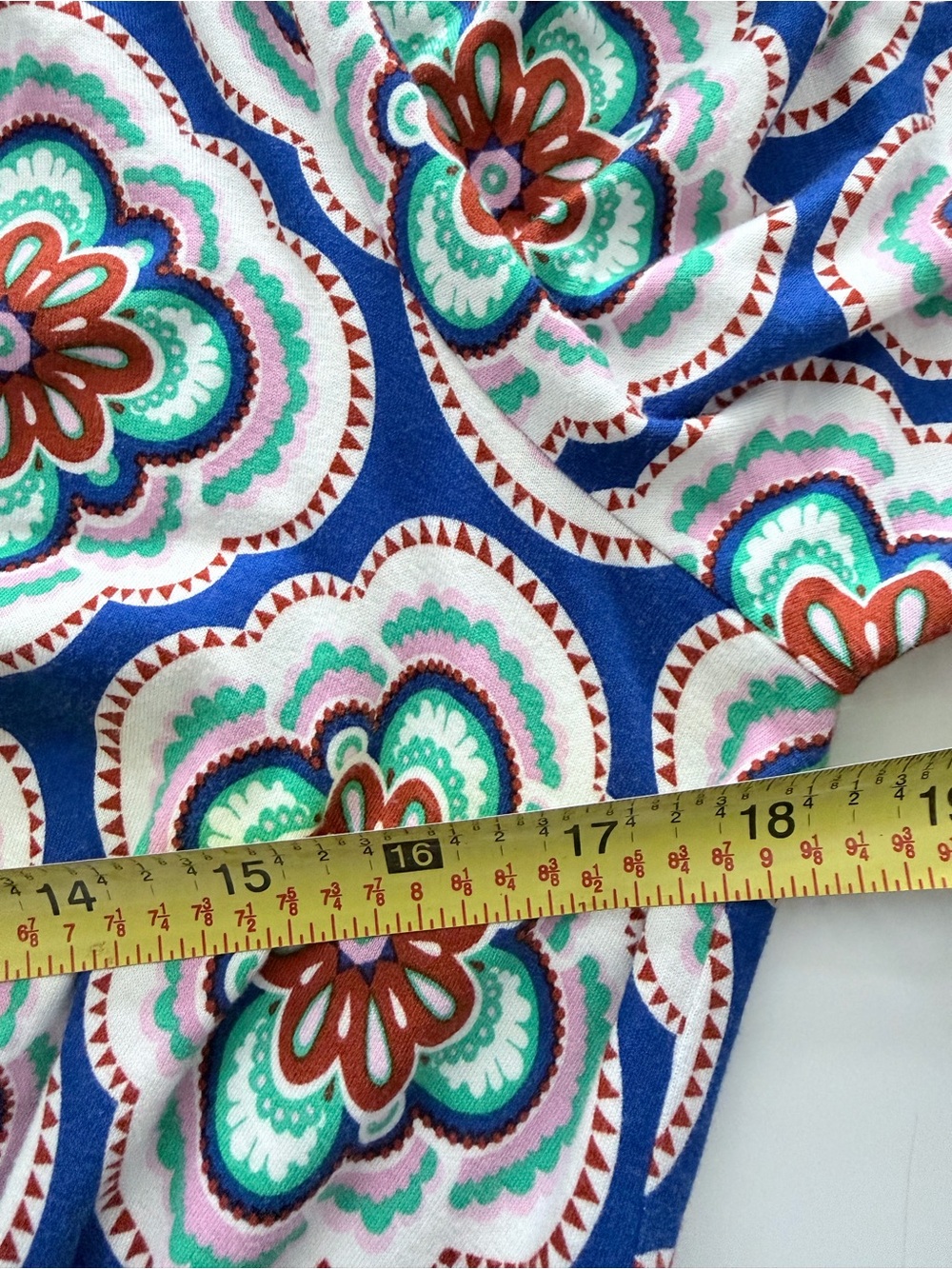 Boden Women’s Lily Jersey Stretch Midi Tea Botanical Dress Sz 10 - Picture 7 of 8